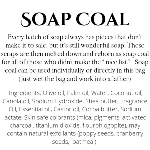 NAUGHTY list, Lumps of Coal (soap)